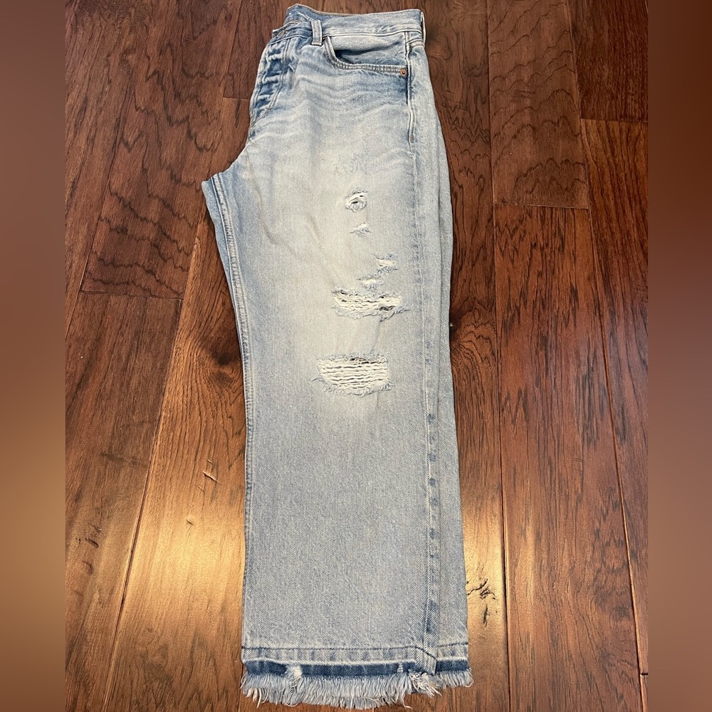 Old Navy Jeans - (high rise slouchy straight - 10 petite)